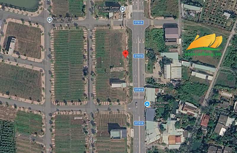 27.442.01 Nền 100m2 thổ cư DT818 Tây Nam Center